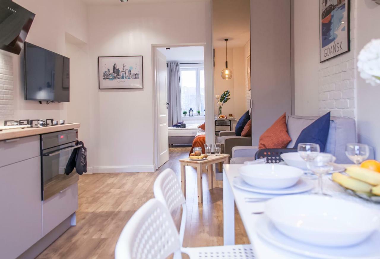 Family Luxury Comfort Old Town Apartament, 1-8, 2 Sypialnie I Salon, Parking W Cenie Gdańsk Eksteriør billede